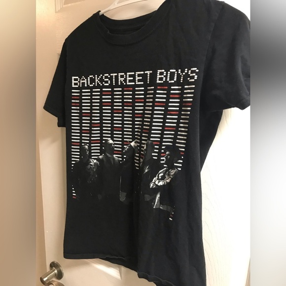 Backstreet Boys DNA World Tour Merch T-Shirt in Black, Size Small - Picture 1 of 4